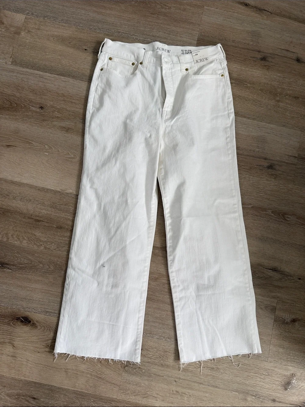 J. Crew White Women's Straight Jeans